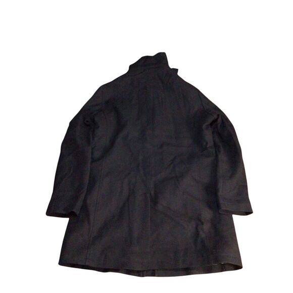 ZARA MAN MEN’S REMOVABLE HOODED BLACK COAT JACKET XL - Picture 2 of 13